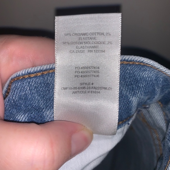 Denim Forum The Arlo Hi-rise Straight Jean 28L Size 32 - Picture 11 of 12